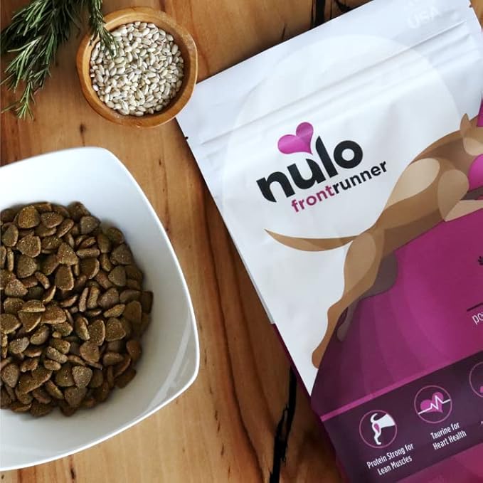 Nulo Frontrunner All Breed Adult Dry Dog Food, Premium All Natural Dog Kibble, Made with Ancient Grains Promote Fullness with Healthy Digestive Aid BC30 Probiotic & Antioxidants for Immune Health