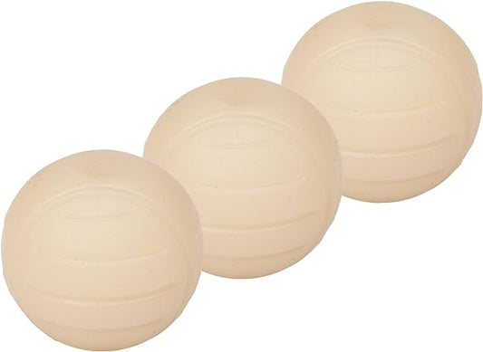 Amazon Basics Glow Toy Dog Balls, 2.5-Inch, 3-Pack, Beige