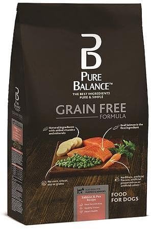 Pure Balance Grain Free Formula, Salmon & Pea Recipe, Dog Food, 11 lbs