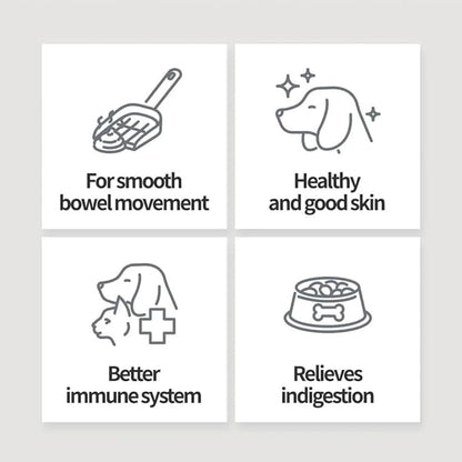 Probiotics for Dogs and Cats, Gut Health & Skin Supplements Powder Probiotic Dog Supplement, 30 Count (Pack of 1)