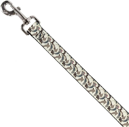 Dog Leash Avatar The Last Airbender Appa Pose Stacked 6 Feet Long 1.5 Inch Wide