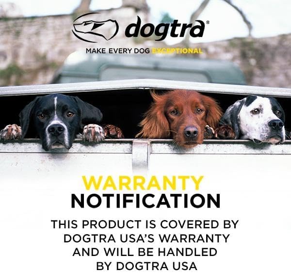 Dogtra 1900S BLACK Boost & Lock E-Collar Remote Dog Trainer 1-Mile Range Ergonomic IPX9K Waterproof High-Output Matte Black