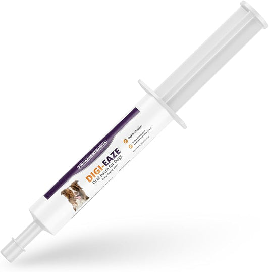 Digi-Eaze Probiotic Paste Easy Dosing Syringe for Upset Stomach, Traveling Diarrhea, Digestive Health for Dogs 30cc
