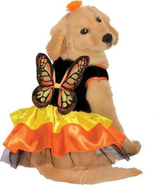 Rubie's Costume Monarch Butterfly Costume, Multicolor, M Neck 14.5 Girth 20 Back 15 US