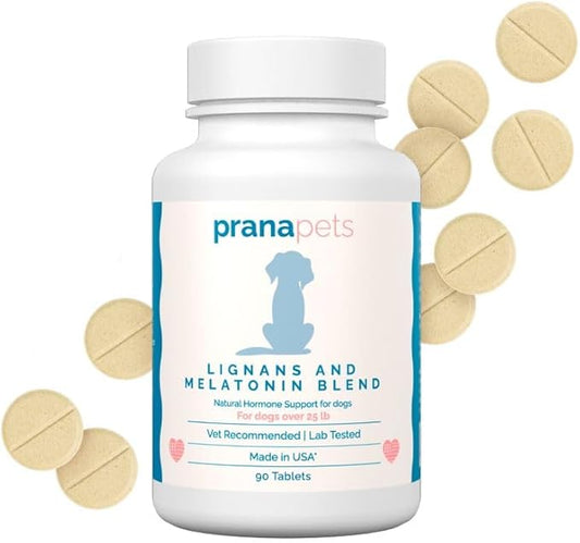 Lignans for Dogs Naturally Aids in Relieving Symptoms of Cushing’s in Dogs Over 25 lb by Prana Pets