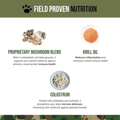 Operation Good Boy - SRE: Immunity Supplement for Pets - 90 Count Soft Chews - 12.7oz - Made Natural Ingredients - Veteran Owned