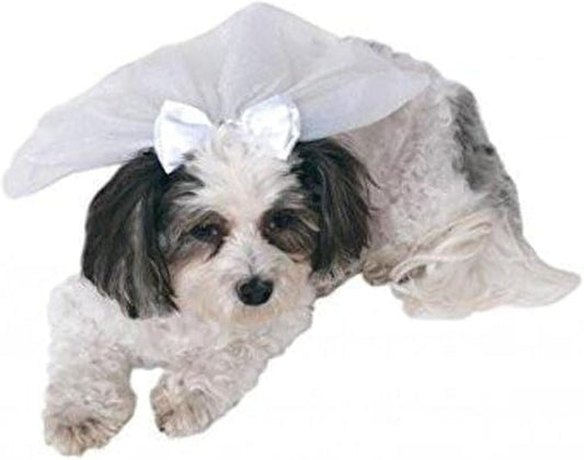 Rubie's Wedding Veil Pet Accessory, Medium/Large