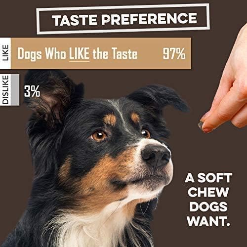 BRUTUS & BARNABY Turmeric for Dogs- Organic Turmeric with Curcumin, Soft Chews with Collagen and Bioprene Provides Hip and Joint Support Reduces Inflammation from Arthritis