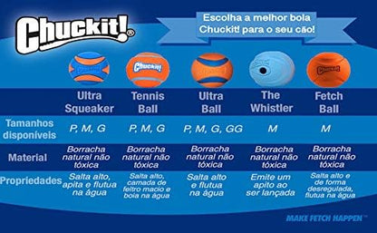 Chuckit Dog Tennis Ball Dog Toy, Small (2 Inch Diameter) for dogs 0-20 lbs, Shrink Wrap Pack of 2