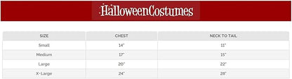 Rubies Costume Wizard of Oz Collection Pet Costume