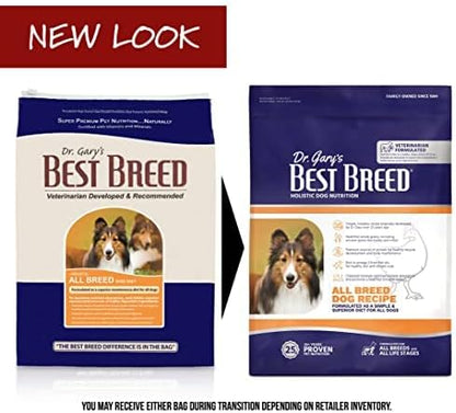 Best Breed Dr. Gary's All Breed Dog Diet Made in USA [Natural Dry Dog Food for All Breeds & Sizes] - 28lbs., Dark Brown, Medium
