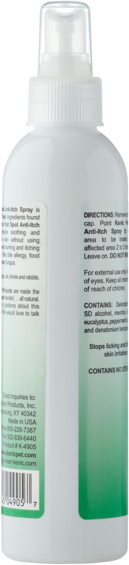 Ultra Cooling Hot Spot and Anti-Itch Pet Spray for Dogs, Made in USA