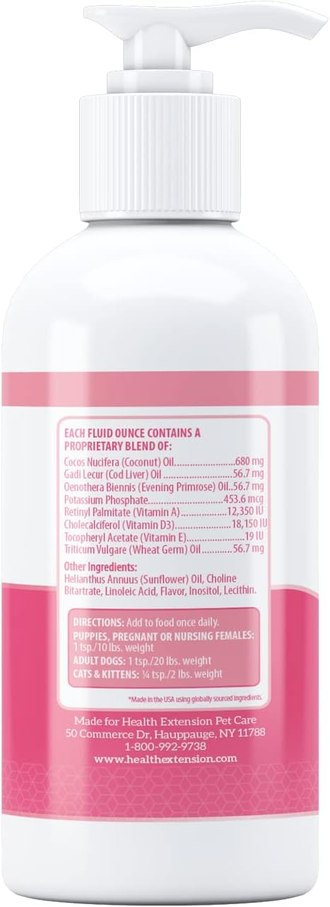 Health Extension Skin & Coat for Puppies and Dogs, 16-ounces