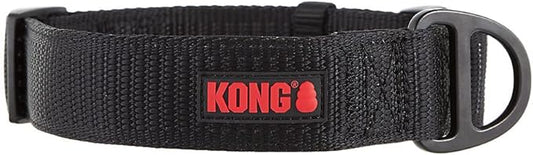 KONG Max HD Ultra Durable Neoprene Padded Dog Collar (Large, Black)