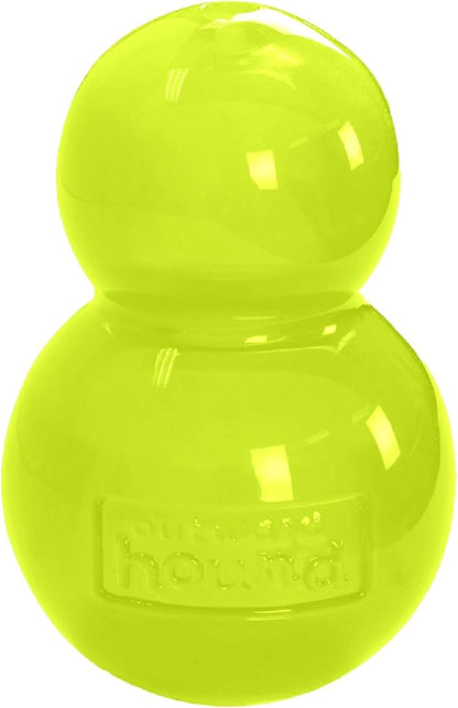 Outward Hound Double-Tuff Durable Interactive Treat Stuffer Dog Chew Toy, Durable Dog Toy, Large, Green