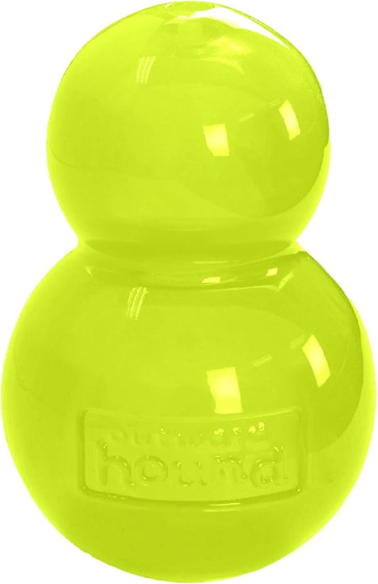 Outward Hound Double-Tuff Durable Interactive Treat Stuffer Dog Chew Toy, Durable Dog Toy, Large, Green