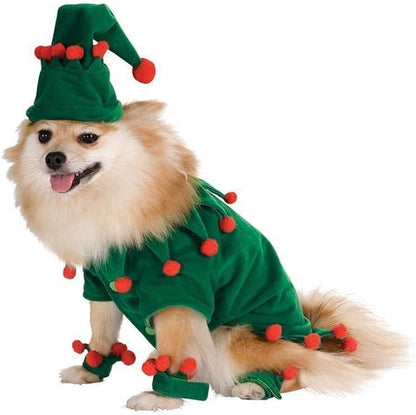 Rubie's unisex adult Classic Elf Pet Costume, Green, X-Large