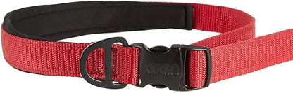 KONG Comfort Ultra Durable Traffic Padded Handle Hands Free Quick Control Leash 6' (Red)