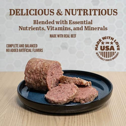 A Strong Heart Wet Dog Food, Beef, Bacon & Cheese Flavor - 13.2 oz Cans (Pack of 12), Made in The USA with Real Beef