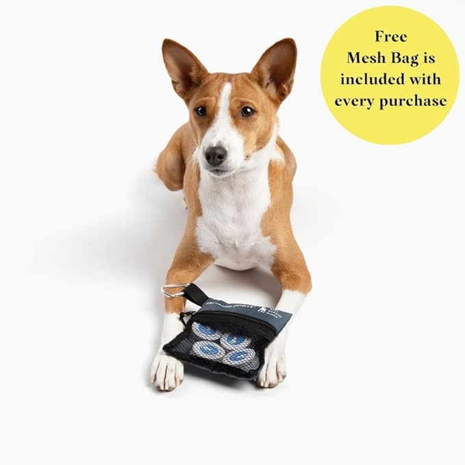Best BARKIN' Wipes with Free Mesh Bag, Dog Wipes for Paws Ears and Butt, Micellar Aloe Scented Travel Friendly Puppy Wipes (50-Pack)