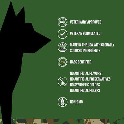 Operation Good Boy - SRE: Hip and Joint Supplement for Pets - 90 Count Soft Chews - 12.7oz - Made Natural Ingredients - Veteran Owned