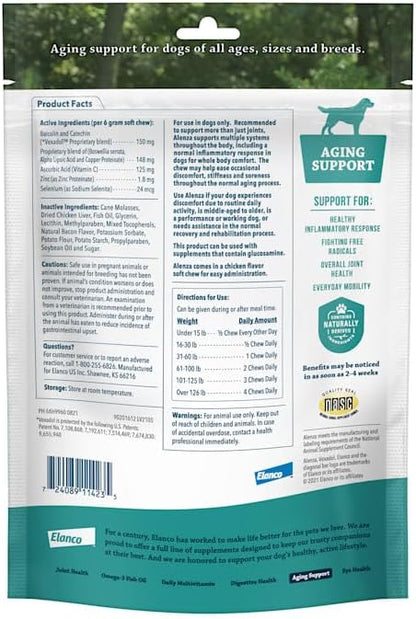 Elanco Alenza Soft Chews Aging Support for Dogs, 60 Count