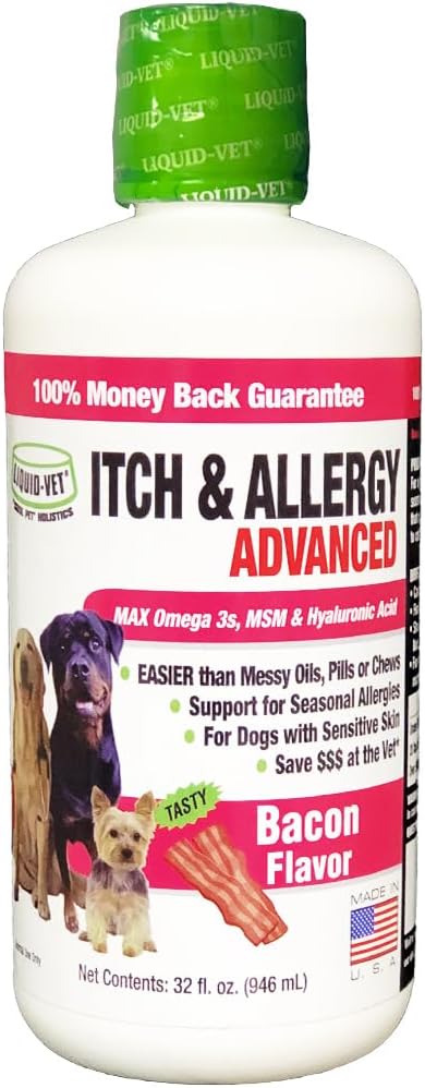 K9 Itch & Allergy Advanced Formula, Bacon Flavor, 32 oz