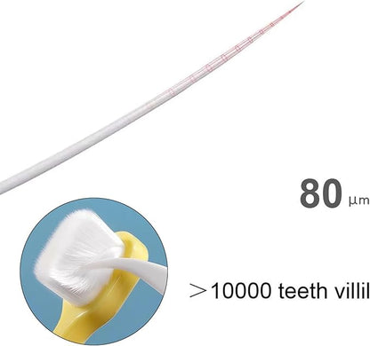 Extra Soft Small Dog Toothbrush, Cat Dental Toothbrush Silicone, Easy to Handle Teeth Cleaning Head, Pet Deep Clean Dense Brush, Safe and Effective Oral Care, Brush Away Bad Breath, 2 Pack