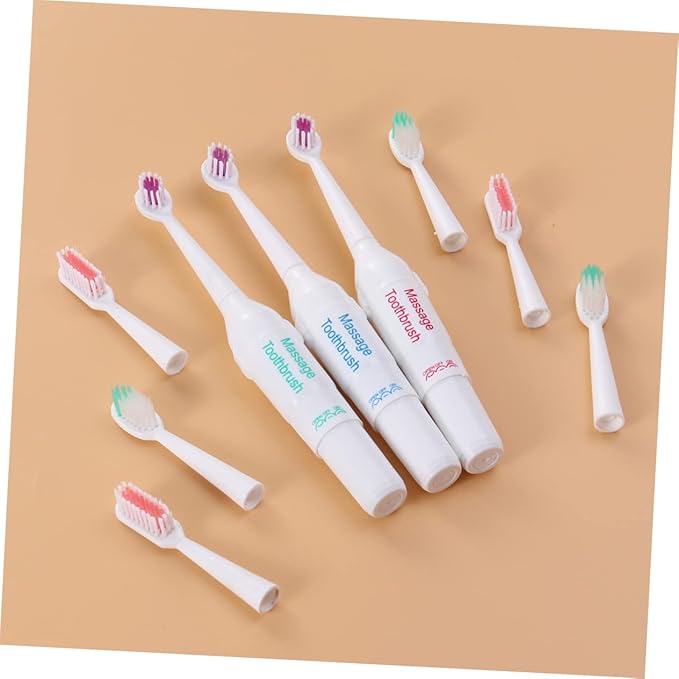Mipcase Puppy Toothbrush 3pc Toothbrush Automatic Toothbrush Tooth Brush for Dogs Electric Doggy Toothpaste Electrical Toothbrush Electric Toothbrush The Dog Dog Electric Toothbrush