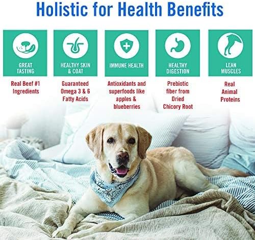 Chicken Soup for the Soul Pet Food Grain-Free Dry All Stages Dog Food, Beef & Legumes Recipe, 4 Pound Bag, Soy, Corn & Wheat Free, No Artificial Flavors or Preservatives
