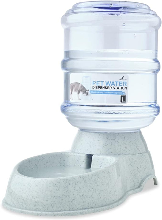 Noa Store Automatic Pet Water Dispenser | BPA Free 1 and 3 Gallon Cat Water Dispenser Food Dispenser, H20, Dog Small and Big Cat Feeder, Cat Water Bowl and Dog water dispenser, Automatic Pet waterer