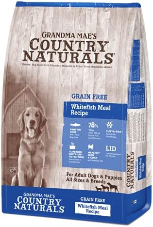 Grandma Mae'S 79700158 14 Lb Country Naturals Grain Free Fish Dog Food, One Size