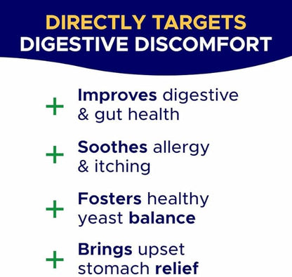 Probiotics for Dogs + Digestive Enzymes - Omega & Pumpkin - Gut Health & Immunity Support - Relieves Diarrhea, Gas, Constipation, Improve Digestion - Made in USA - 120 ct - BBQ