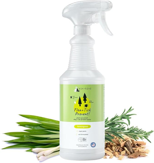 Flea Tick Lemongrass Spray (32 Fl Oz)