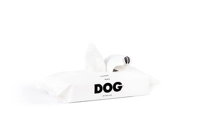 DOG by Dr. Lisa - Dog Wipes - Plant-Based, Natural Bathing Wipes for Dogs - Made from 100% Compostable Bamboo - Vet-Created - Vegan, Non-Toxic - 80 Count