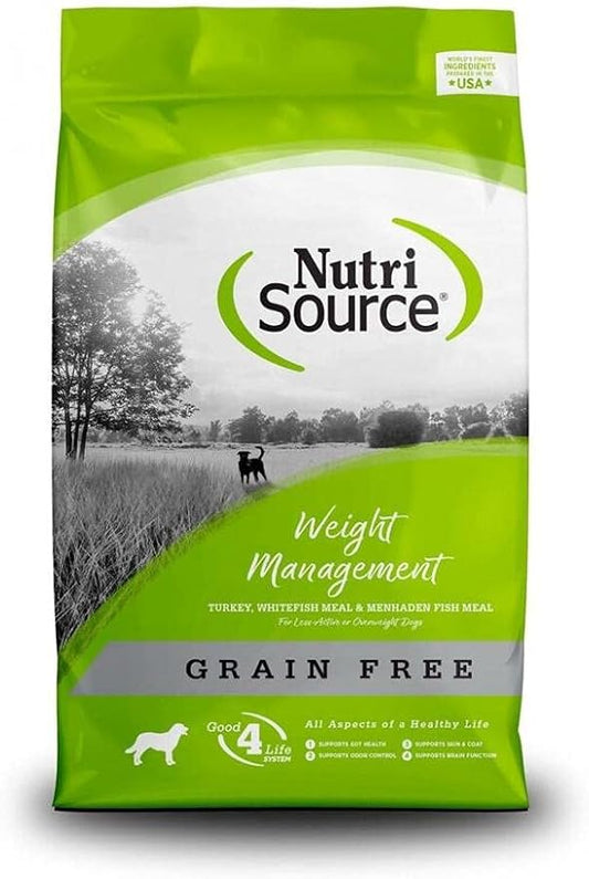 Nutrisource Grain Free ( Turkey ) Weight Management Dog Food 5Lb