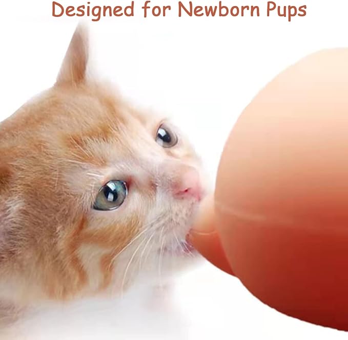 Puppy Kitten Feeder Milk Nipple, Puppy Bottles for Nursing with 3 Nipples, Puppy Feeders for Multiple Puppies Puppy Milk Replacer Formula