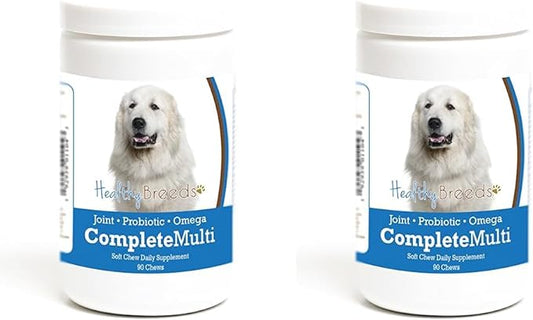 Healthy Breeds Great Pyrenees All in One Multivitamin Soft Chew 90 Count (Pack of 2)