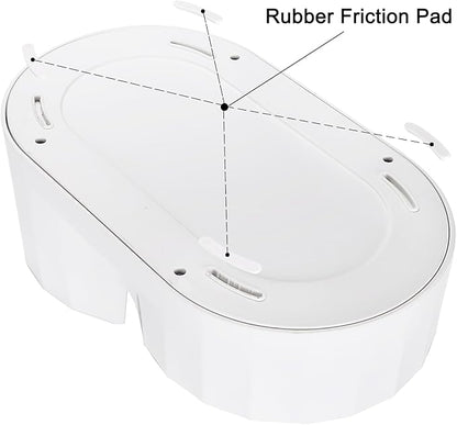RIZZARI Gravity 5L Pet Waterer, Automatic Plastic Water Dispenser, Large Capacity Water Feeder for Cats and Small and Medium-Sized Dogs (5L,Without Filter)