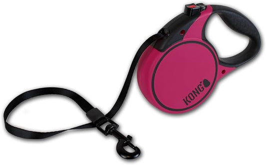 Alcott KONG Retractable Terrain, Fuschia, Large, 16' Long