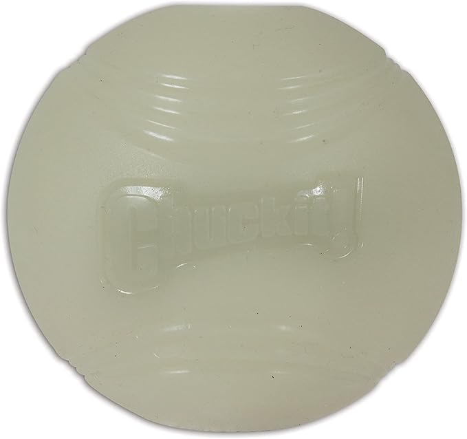 Chuckit! Max Glow Ball Dog Toy, Medium (2.5 Inch Diameter) for Dogs 20-60 lbs, Pack of 4