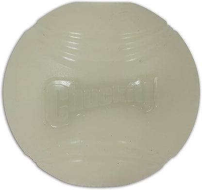 Chuckit! Max Glow Ball Dog Toy, Medium (2.5 Inch Diameter) for Dogs 20-60 lbs, Pack of 4