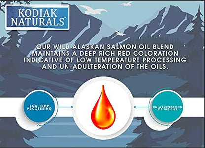 8oz Wild Alaskan Salmon Oil Formula for Dogs & Cats, a Balanced Blend of Pure Fish Oils with EPA and DHA from Wild-Caught Fish. Support for Skin & Coat, Joints, and Immune Health