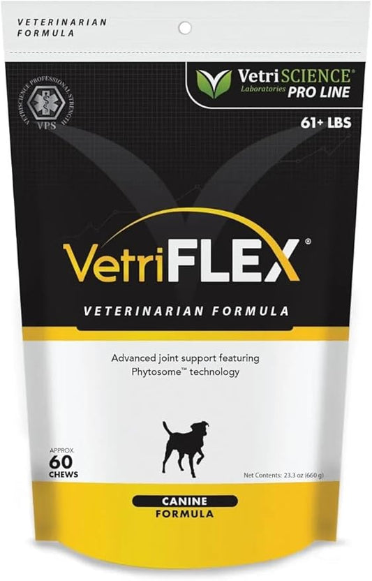 VETRISCIENCE Pro VetriFlex Joint Supplement for Large Dogs, 60 Chews