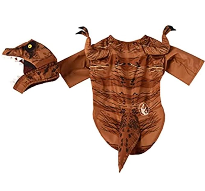 Rubie's Jurassic World T. Rex Dinosaur Pet Costume, As Shown, Medium (Pack of 3)