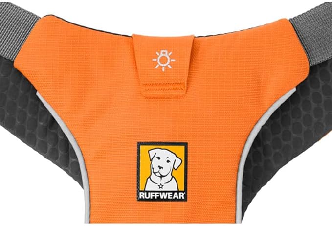Ruffwear, Omnijore Dog Joring System, Dog Harness, Hip Belt, and Towline for Skiing, Skateboarding, and Biking, Orange Poppy, Medium