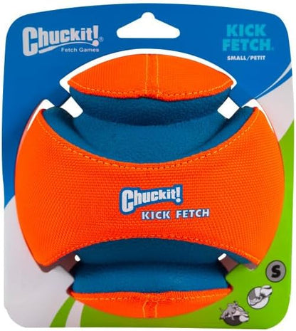 Chuckit! Kick Fetch Ball Dog Toy, Small (6 Inch) and ChuckIt! Paraflight Flying Disc Dog Toy, Large (9.75")