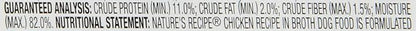 Nature's Recipe Wet Dog Food, Chicken Recipe In Broth, 2.75-Ounce Cup (Pack of 24)