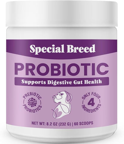 Probiotic Powder for Dogs - Probiotics Digestive Supplement with Bone Broth for Your Dog, Supports Healthy Pet Digestion, 8.2 oz