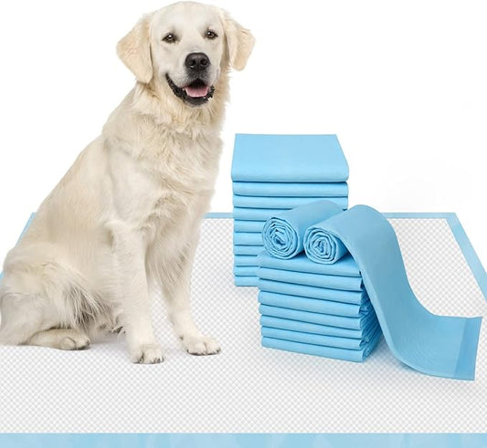 Disposable Pee Pads 24"x16.5", Replacement Puppy Pads for Dog Potty, Super Absorbent, Leak-Proof & Odor Control, Giant Size 20 Count Suitable for Large Dogs